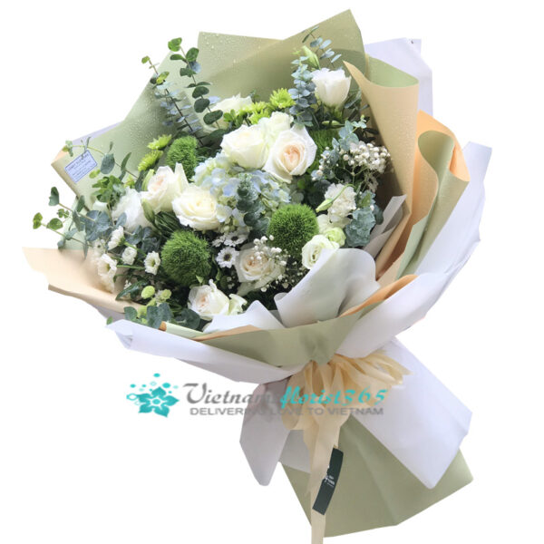 White Roses Bouquet