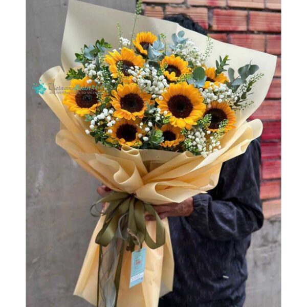 Ray of Hope Sunflower Bouquet - Image 2