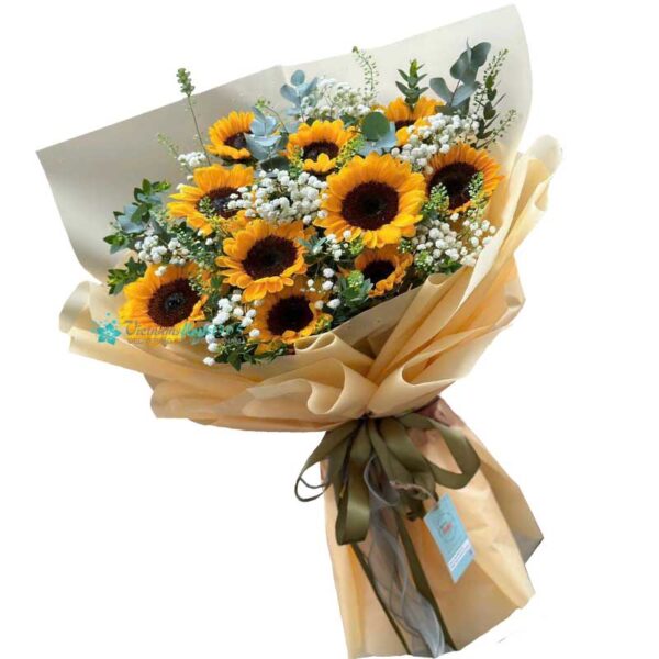 Ray of Hope Sunflower Bouquet